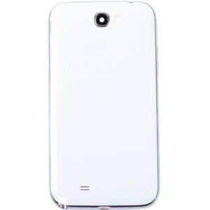 Middelste Frame Bezel + batterij Back Cover voor Galaxy Note II / N7100(White)