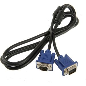 Hoge kwaliteit VGA 15 Pin mannetje naar VGA 15 Pin mannetje kabel voor LCD Monitor / Projector  Lengte: 1.8 meter