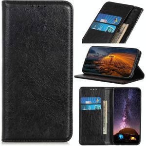 Voor Nokia X10 / X20 Magnetische Crazy Horse Textuur Horizontale Flip Leren Case met Houder & Card Slots & Portemonnee (Zwart)