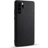Voor Huawei P30 Pro Lychee graan cortex anti-Falling TPU mobiele telefoon shell beschermende case (zwart)