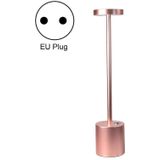 JB-TD003 I-vormige tafellamp creatieve decoratie retro eetkamer bar tafellamp  specificatie: EU Plug (Rose Gold)