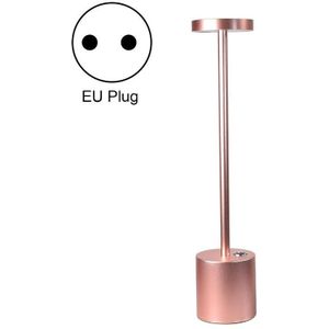 JB-TD003 I-vormige tafellamp creatieve decoratie retro eetkamer bar tafellamp  specificatie: EU Plug (Rose Gold)