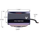 SumoCEPIN SMCP101 8-150V Motorfiets Gemodificeerde Voltmeter LED Digitale Display Elektrische Drukmeter  Kleur: Kleurrijke Beugel + Rode Voltmeter