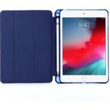 Voor iPad Mini (2019) Airbag Horizontale Flip Lederen Behuizing met drievoudige houder & penhouder(Paars)