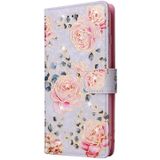 Bronzing Painting RFID Leather Case For iPhone 7 Plus / 8 Plus(Pastoral Rose)