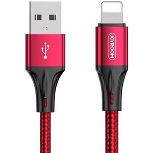 JOYROOM S-1530N1 N1-serie 1 5 m 3A USB naar 8-pins datasynchronisatiekabel (rood)