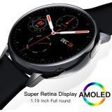 SG20 1 2 inch AMOLED-scherm Smart Watch  IP68 waterdicht  Ondersteuning Muziekbediening / Bluetooth-foto / Hartslagmeter / Bloeddrukbewaking(Zilver)