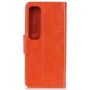 Voor Xiaomi Mi 10 Ultra Nappa Texture Horizontale Flip Lederen Case met Holder & Card Slots & Wallet(Orange)