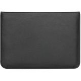 Universeel Envelop stijl zacht PU Leren Hoesje voor 11.6 inch Laptop of Tablet  Afmetingen: 32.5 x 21.5 x 1 cm (zwart)