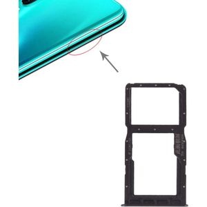 SIM-kaart lade + SIM-kaart lade/micro SD-kaart voor Huawei P30 Lite (grijs)