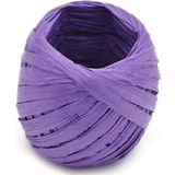 3 stuks 20M papier touw Raffia lint natuurlijke Lace touw gift box wrapping DIY decoratie (paars)