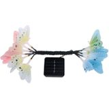 Zonne-energie aangedreven Butterfly Fiber Optic Fairy string waterdichte kerst outdoor tuin vakantie verlichting  grootte: 5m 20LEDs