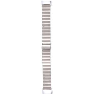 Voor Fitbit Charge 5 Five-Bead Steel Strap Horlogeband (Silver)