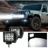 1 paar D0060 E7 DC9-30V 6000K 6000LM 4 inch 4 rijen gemengd licht auto off-road voertuig werklicht