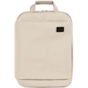 POFOKO E540 serie polyester waterdichte laptop handtas voor 13 inch laptops (beige)