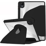 Voor OPPO Pad 11 2022 Acryl 360 Graden Rotatie Houder Tablet Lederen Case (Zwart)