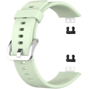 Voor Huawei Watch Fit smart Watch Silicone Strap TIA-B09 Silicone Strap (groen)