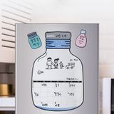 Wensen fles muur sticker Message Board magnetische schema koelkast sticker