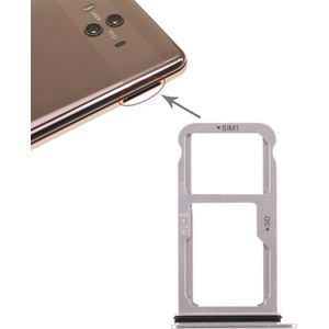 SIM-kaart lade + SIM-kaart lade/micro SD-kaart voor Huawei mate 10 (zilver)