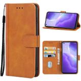 Leren telefooncase voor Oppo Zoek X3 Lite (Brown)