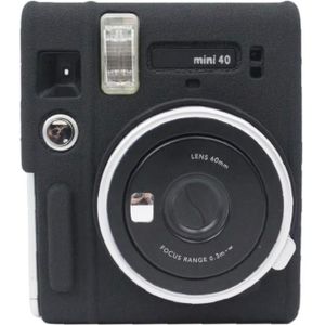 Soft Silicone Protective Case for Fujifilm Instax mini 40 (Black)