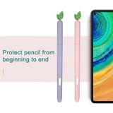 For Samsung Galaxy Tab S6 Lite P610 / P615 Fruit and Vegetable Shape Stylus Silicone Protective Case(Small Pineapple)