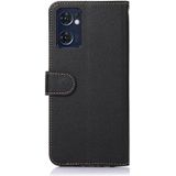 For OPPO Reno7 5G Foreign KHAZNEH Litchi Texture Leather RFID Phone Case(Black)