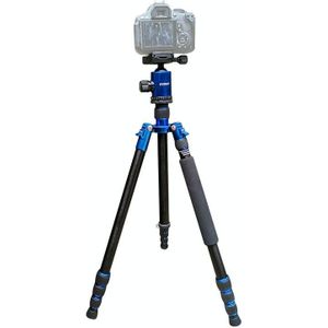 TRIOPO Oubao A-688 verstelbare draagbare aluminium aalloy statief met balkop voor spiegelreflexcamera