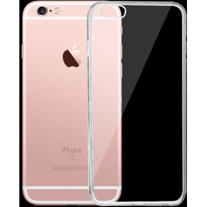 Voor iPhone 6 & 6s 0 75 mm Ultra-thin transparante TPU beschermende Case(Transparent)