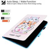 Animal Pattern Horizontal Flip Leather Case with Holder & Card Slots & Photo Frame & Sleep / Wake-up Function For iPad 9.7 2018 / 2017(Cat Brothers)