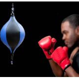 Pear-Shaped Suspended Boxing Training Ball(Blue Black)