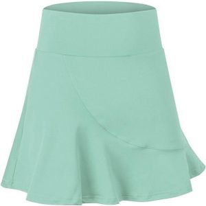 Anti-leegte en sneldrogende sportrok met mini-sokken voor vrouwen (kleur: muntgroen Maat: XL)