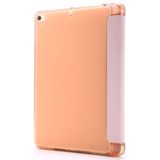 Voor iPad Mini (2019) Airbag Horizontale Flip Lederen Kast met drievoudige houder & penhouder(roze)