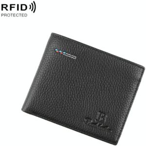 Baweisi A-65105-1 Mannen Casual Korte RFID Wallet Multifunctionele kaarthouder