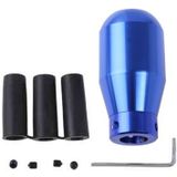 Auto universele rond gevormde ergonomische aluminium handgeschakeld Shift Knob(Blue)