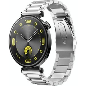 Voor Huawei Watch GT4 41 mm roestvrijstalen metalen horlogeband met drie kralen