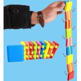 5 STUKS Kleurrijke Bouwsteen Sliding Board Toy 20 Kubussen Houten DIY Kinderen Speelgoed