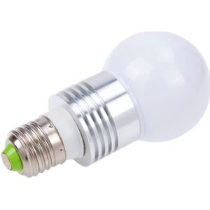 E27 1W RGB LED-Lamp  met afstandsbediening  AC 220V