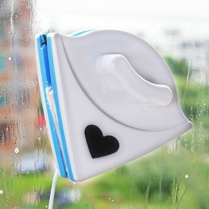 2 PCS Double-sided Glass Window Cleaner Triangle Multifunctional Magnetic Glass Cleaner(White)