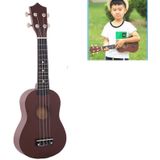 HM100 21 inch Basswood Ukulele kinderen verlichting muziekinstrument (koffie)