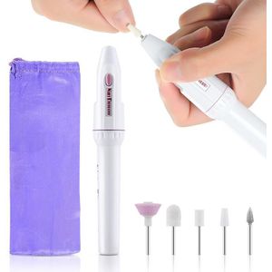 3 Sets Elektrische Nagellak Mini Nail Pen Test Polisher