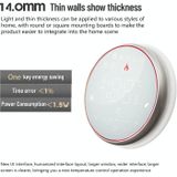 BHT-6001GCL 95-240V AC 5A Smart Round Thermostat Boiler Heating LED Thermostat Without WiFi(Black)