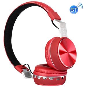 FG-66 Subwoofer Wireless Bluetooth Headset Support TF Card & FM Radio(Red)