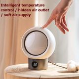 Planetary Heater Home Small Desktop Smart Heater met temperatuur display CN Plug (Roze)