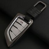 Een stijl auto Auto plein gesp sleutel Shell kleurrijke Ring zink legering auto keten Shell auto sleutel Shell hoes voor BMW  willekeurige kleur levering