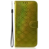 Voor Galaxy S8 plus effen kleur kleurrijke magnetische Buckle horizontale Flip PU lederen draagtas met houder & kaartsleuven & portemonnee & Lanyard (goud)