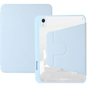 Voor iPad mini 6 acryl draaibare houder tablet lederen tas