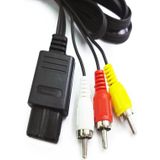5 STCK multifunctionele AV kabel voor Nintendo N64 / NGC  lengte: 1 8 meter
