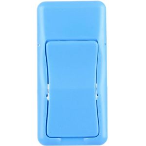 Beknopte stijl veranderlijk verstelbare universele Mini zelfklevende houder standaard  grootte: 6.4 x 3.1 x 0 2 cm  voor iPhone  Galaxy  Huawei  Xiaomi  LG  HTC en Tablets(Blue)