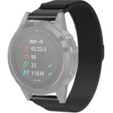 Voor Garmin Fenix 5X Milanese vervangende polsband horlogeband (Rose Gold)